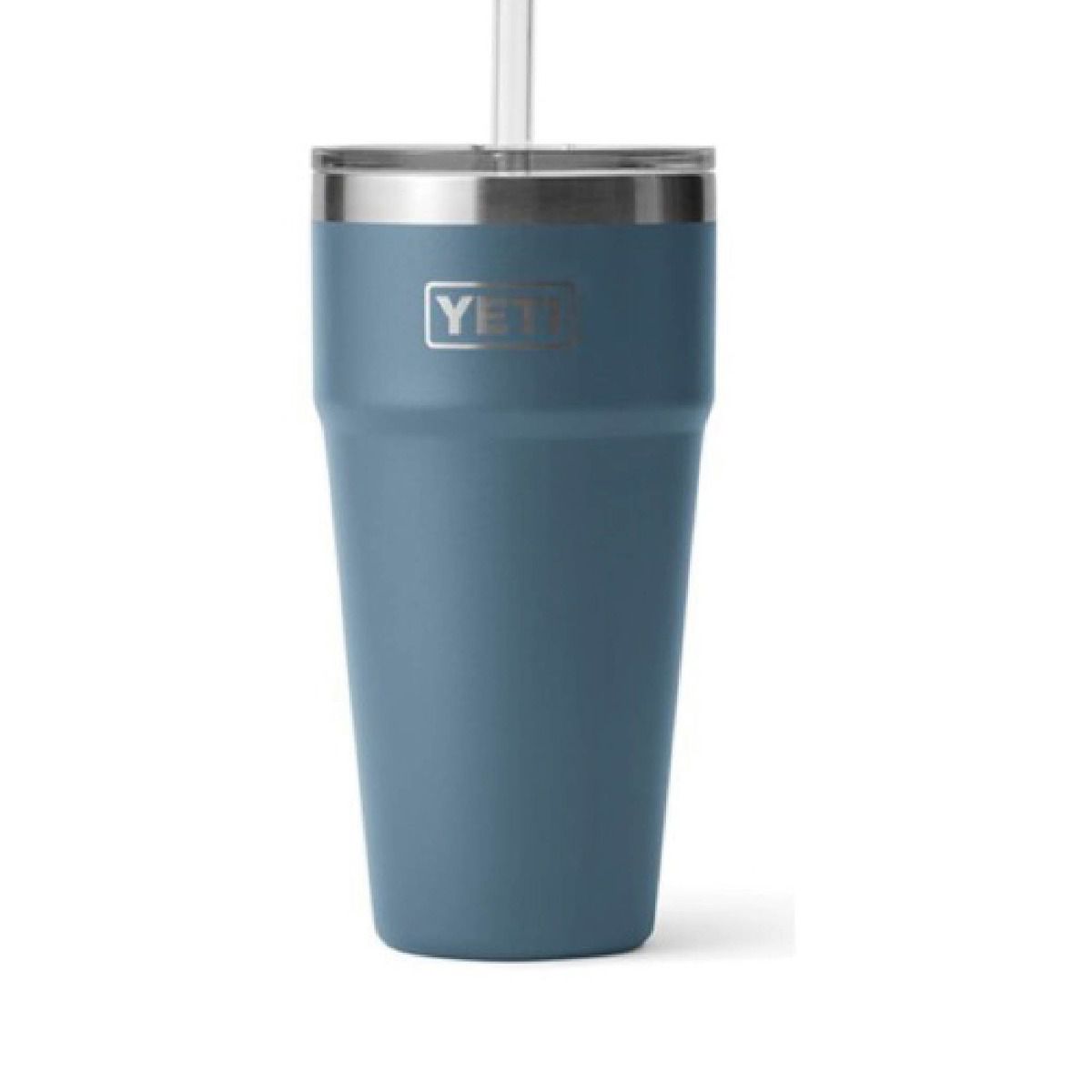 YETI RAMBLER 26OZ STACKABLE CUP WITH STRAW LID NAVY